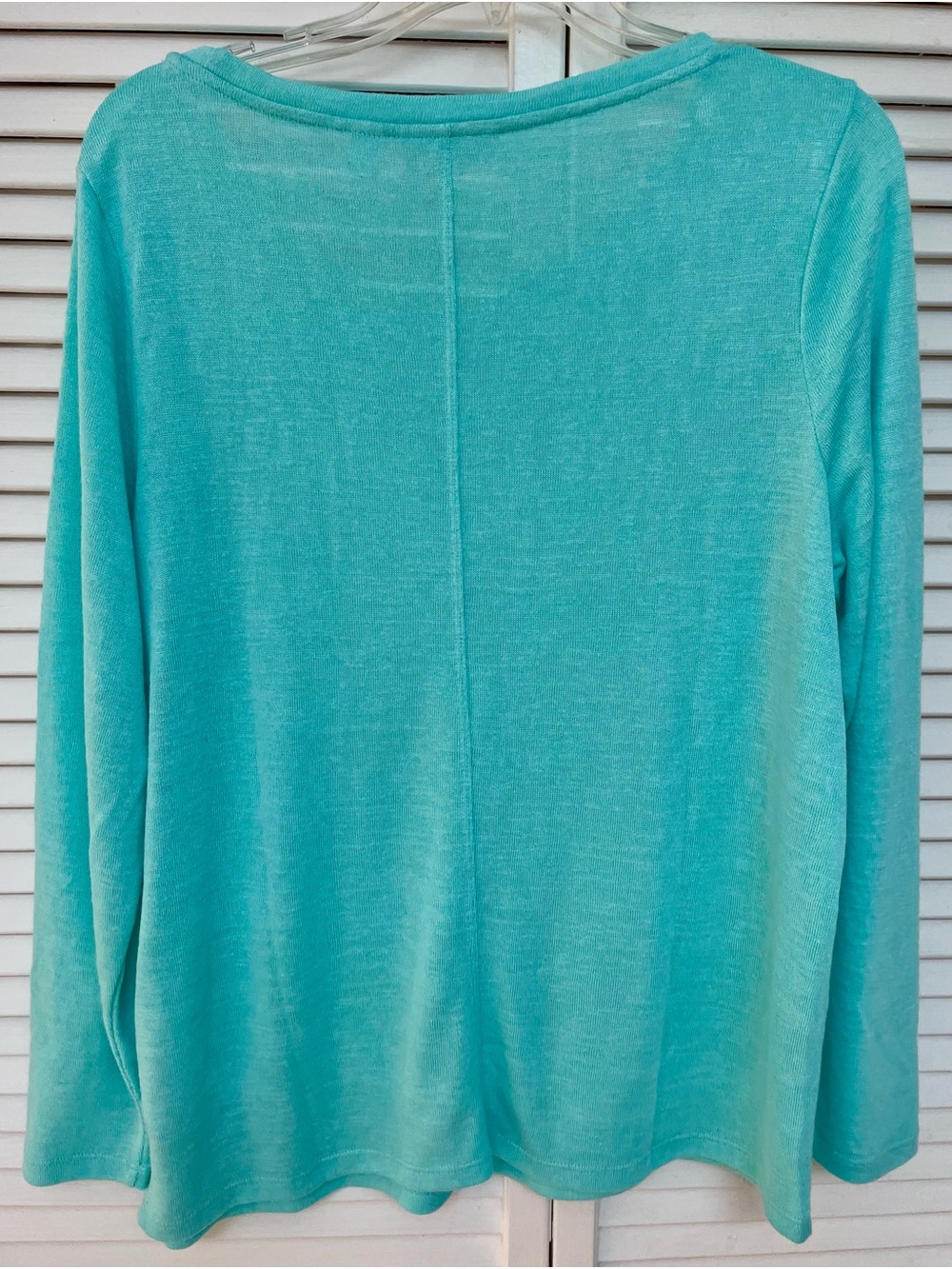 Belle by Kim Gravel Turquoise Top - Picture 2 of 3